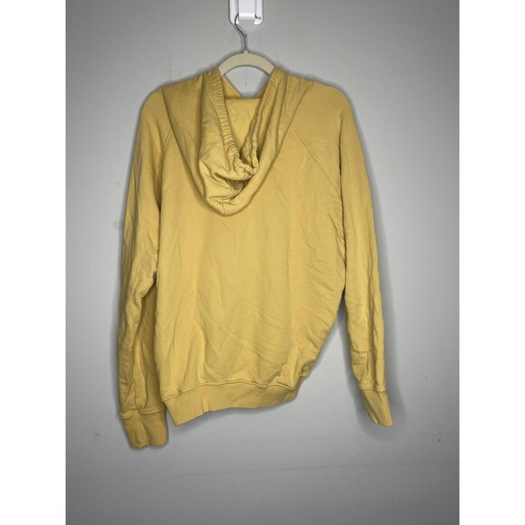 Spiritual Gangster Hoodie Womens Large Yellow 100% Cotton Pullover Sweatshirt - Picture 6 of 6